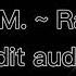 Boney M Rasputin Edit Audio Slowed