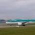 Cloudy Take Off From Dublin Airport Boeing 737 800 Ryanair