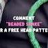 Comment Beaded Snake For A FREE Snake Head Pattern Handmadejewelry Beads Snake