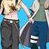 Minato Uchiha Boruto Kara Himawari Hokage Shorts