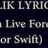 I Don T Wanna Live Forever Zayn Ft Taylor Swift Lyrics
