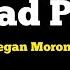 Megan Moroney Sad Songs For Sad People Karaoke Guitar Instrumental