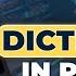 Dictionary In Python