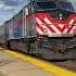 Express Metra Zooming By Oak Park Ave Station Berwyn Illinois