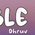 DHRUV DOUBLE TAKE LYRICS SPED UP
