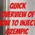 1 Minute Guide On How To Inject Ozempic