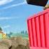 Crashed Train Excavator Dump Truck Crane And Spider Man Rescue And Rebuild Railway Toy City