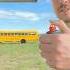 Metal Pipe Vs School Bus