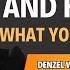 Stop Overthinking And Focus On What You Can Control Denzel Washington Motivational Speech