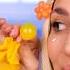 ASMR WARHEADS SOUR TAFFY CANDY 3 TROPICAL FLAVORS AND EATING SOUNDS