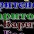 Типы мужских певческих голосов Тенор Баритон Бас Дополненное видео Голоса в мюзиклах