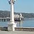 The Center Of The Capital Of Abkhazia Sukhumi An Old Ship On The Water