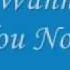 Backstreet Boys Don T Wanna Lose You Now Lyrics