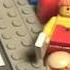 Evil Lego Robot Attacking The City