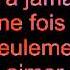 Garou Paroles Seul