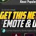 New Amazing Emote Free Mythic Emblems Free Material New Events Is Here Free Paid Rewards