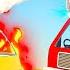 Helper Cars The Broken Yellow Car The Fire Truck Saves The Day Learn Animals Cartoons For Kids
