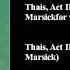 Jules Massenet Thais Act II Meditation Arr M P Marsick For Violin And Piano