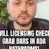 WILL LICENSING CHECK GRAB BARS IN ADA BATHROOMS Residentialassistedliving Assistedliving