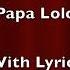 Papa Lolo By Mose Fan Fan Lyrics