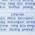 Kembali Pulang Kangen Band Lyrics