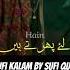Teri Surat Sa Milti Nhi Kisi Ki Surat Sufi Kalam Abida Parveen Ji
