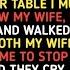MY WIFE S SISTER TOLD ME IN ORDER TO EAT AT THE DINNER TABLE I MUST BE EQUAL TO THEM I SAW MY WIFE