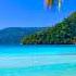 4k UHD Tropical Beach Palm Trees On A Island Ocean Sounds Ocean Waves White Noise For Sleeping