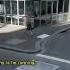 MAN RUNS TO CATCH UP WITH BUS BUS RACE