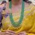 Beads Mala With Kundan Side Brooch Onegramgold Vijayaartjewellery