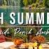 Stress Relief With Jazz Relaxing Music Summer Lakeside Porch Ambience Smooth Piano Jazz Music