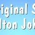 Original Sin Elton John Karaoke Version