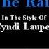 Who Let In The Rain Karaoke Cyndi Lauper
