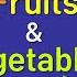NEW Fruits Vegetables V2 Kids Vocabulary Learn English For Kids English Educational Video