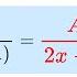 Partial Fraction Decomposition Using Elimination Method Linear Factors In The Denominator