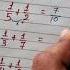 Math Shorts Fraction Trick When Numerators Are 1 Shorts Youtubeshorts