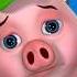 Five Little Piggies Jumping On The Bed 3D Animation Nursery Rhymes Songs For Children