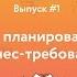 Выпуск 1 Выбор ниши планирование проекта бизнес требования