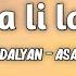 Oksy Avdalyan Asa Xosa La La La Lila La Lyrics