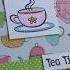 Cards Tea Cup Themed Stamps Paper