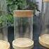 Wooden Base With Glass Vase Set Of 5 Pic MRP 2900