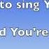 Lord I Lift Your Name On High Instrumental