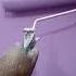 How To Apply Purple Colour In Wall Purple Colour Paint Painting Wallpainting Wall Purple