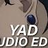 Yad Яд Erika Lundmoen Edit Audio