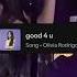 Olivia Rodrigo Good 4 U Lyrics Oliviarodrigo Shorts Good4u