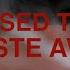 Closed Tear Waste Away