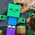 Minecraft ASMR Mukbang Eating Zombie Turtle Tortoise