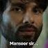 Mansoor Nahi Karta Na Mistake Kay Kay Menon Shahid Kapoor Farzi Primevideoindia
