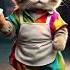Tiny Cat Dances In Ice Cream Outfit Too Adorable