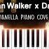 Alan Walker Daya Heart Over Mind Piano Cover By Pianella Piano